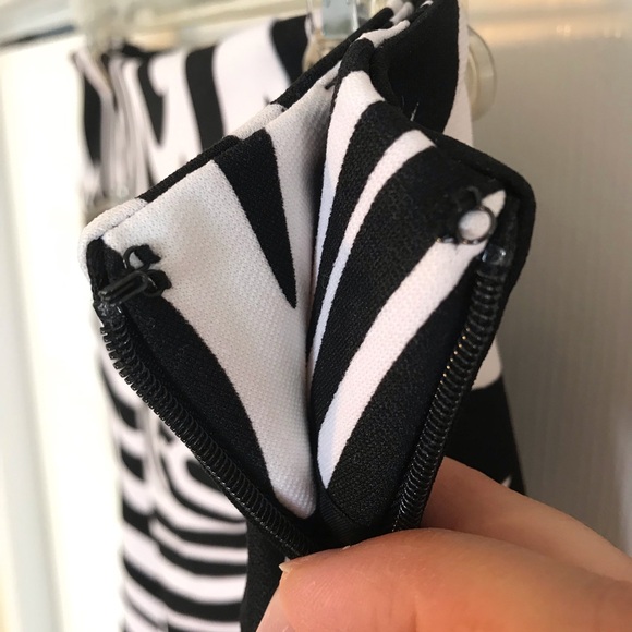 EUC Michael Kors skirt. Black and white/ form-fitting. Never worn. Size 12P. - Picture 9 of 13